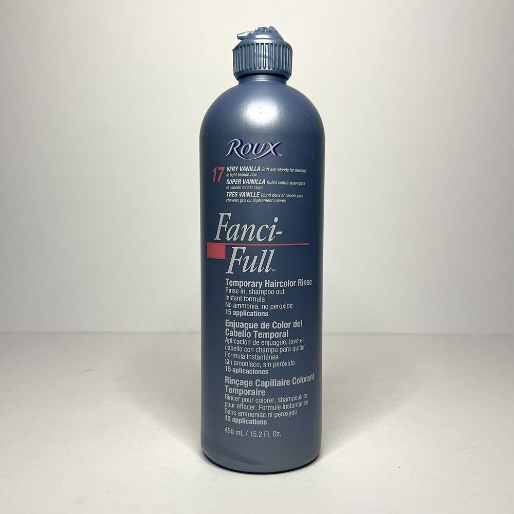 Roux Fanci Full Rinse # 17 Very Vanilla Temporary Hair Color Rinse 15.2 oz NEW
